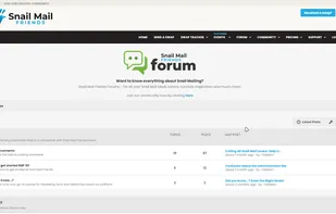 Snail Mail Friends Forum