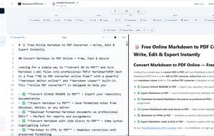 MarkdownToPDF screenshot 1