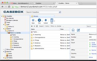 Casebox screenshot 1