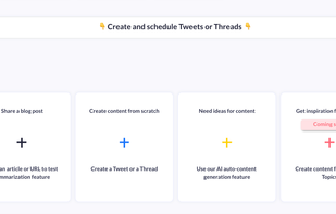 Schedule posts & auto-generation content