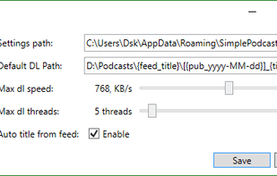 Simple Podcast Downloader screenshot 2