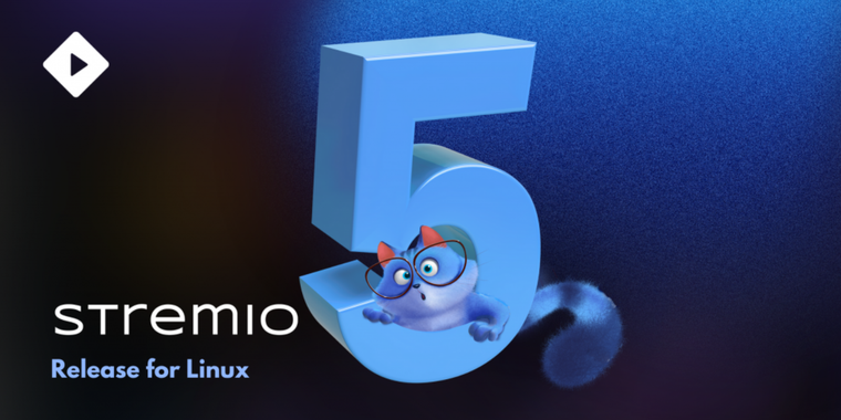 Stremio v5 beta for Linux released on Flathub with flatpak support image
