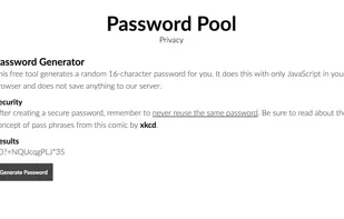 Password Pool screenshot 1