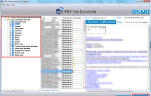 DRS PST File Converter screenshot 1
