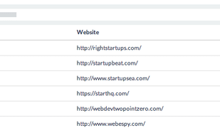 Startuplister screenshot 1
