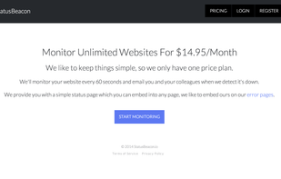 StatusBeacon.io screenshot 1