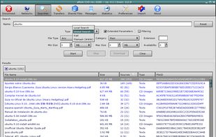 aMule screenshot 1
