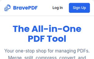 BravePDF  screenshot 1