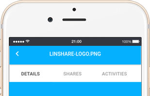 LinShare screenshot 1
