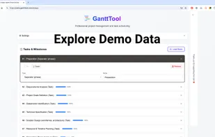 GanttTool screenshot 2