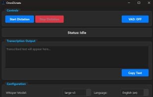 OmniDictate screenshot 1