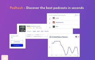 Discover the best podcasts in seconds