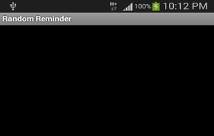 Random Reminder screenshot 1