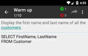Practice and Learn SQL screenshot 3