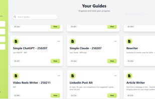 purposewrite Guide Gallery Overview