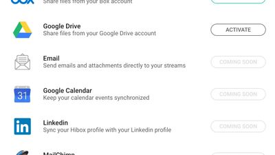 External integrations