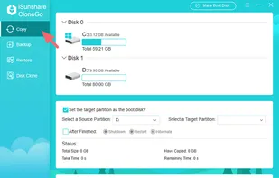 iSunshare CloneGo screenshot 1