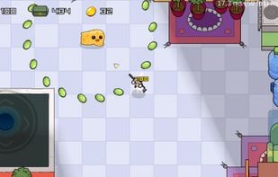 Cheese shoots grapes o_O