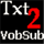 Txt2Vobsub icon