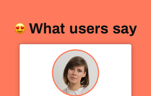 Testimonials by early users