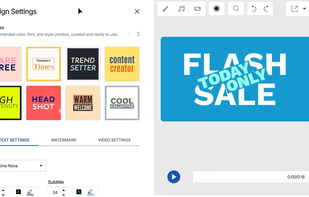 Animoto screenshot 2