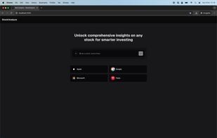 App landing page