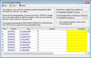 Ini Translation Utility screenshot 1
