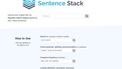Sentence Stack Home