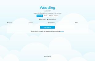 Swift Invites app: Event Guest List