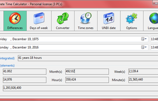 Advanced Date Time Calculator screenshot 1