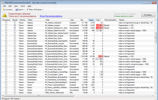 SQL Index Console screenshot 1