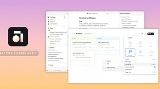Anytype Desktop 0.48.0 introduces Table of Contents, List View upgrades and more image