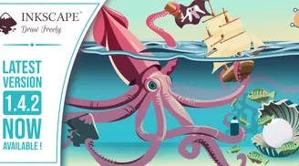 Inkscape 1.4.2 adds initial support for importing files from Vectornator / Linearity Curve image