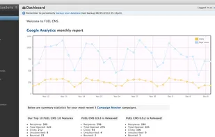 FUEL CMS screenshot 1