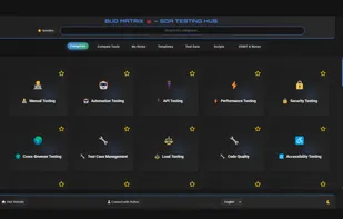 Bug Matrix ?? The Ultimate All-in-One Testing Hub | 360+ Tools for QA, Dev, and Security Testing