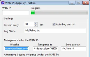 WAN IP Logger screenshot 1