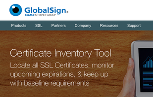GlobalSign Certificate Inventory Tool screenshot 1