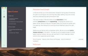 MonsterWriter screenshot 1