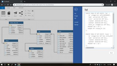 Database design tools free export model to SQL