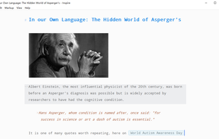 Inspire Writer screenshot 1