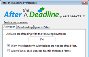 After the Deadline screenshot 1