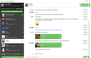 qTox screenshot 1