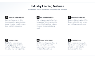 Synthient screenshot 1