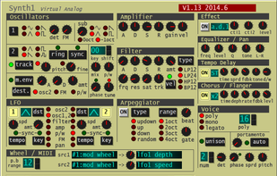 Synth1 screenshot 1