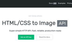 Super simple HTTP API