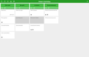 context view of tasks in area of interest