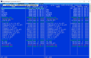 Midnight Commander screenshot 1