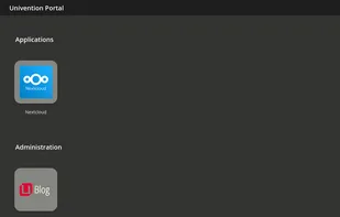 Online portal of UCS for all users and administrators