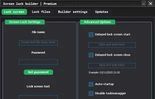 Premium screen lock tab