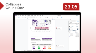 Collabora Office Development Edition 23.05 released with DeepL and Zotero integrations and improved accessibility image